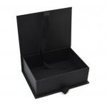 Decorative Book Shape Rigid Cardboard Magnetic Closure Box With Ribbons
