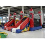 New Inflatable volcano bouncy castle full printing inflatable jumping castle combo beautiful color inflatable jump for sale