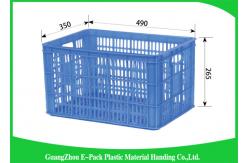 China Health Mesh Plastic Food Crates Food Grade Convenience Stores Easy Stacking supplier