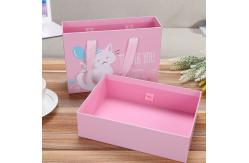 China High Smoothness 300 Grams Drawer Gift Box With Ribbon Handle supplier