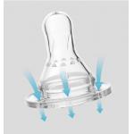 Slow Flow BSCI Standard Liquid Silicone Baby Rubber Nipple for sale