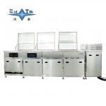 Four Tank Ultrasonic Cleaning Equipment 35KW Manual Ultrasonic Cleaner Industrial Grade for sale