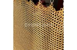 China Gold Color Alphamesh Ring Mesh 12 Mm supplier