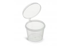 China 50ml Round Clear Mini Sauce Cup PP Plastic Sauce Cup With Lid supplier