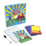 Non Toxic Pattern Puzzle Blocks Set Geometric Manipulative Shape Puzzle for sale