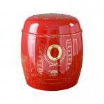 Ceramic Adult Urns Red Gold Traditional Style OEM Wholesale for sale