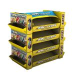 Double Sided Candy Stand Display Metal Wire Display Racks With Adjustable Trays