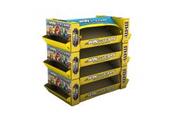 China Double Sided Candy Stand Display Metal Wire Display Racks With Adjustable Trays supplier