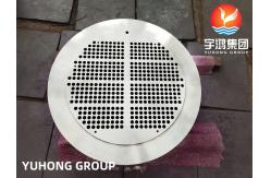 China ASME SA182 F304 UNS S30400 Stainless Steel Heat Exchanger Tubesheet of Tube Bundle supplier
