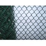 Football Field 2mm Plastic Coated Chain Mesh Fencing 5x5cm for sale
