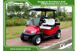 China Metallic Red Color Electric Golf Car supplier