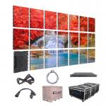 Commercial centre glass window wall mesh outdoor p3.91 transparent flexible led display screen for sale