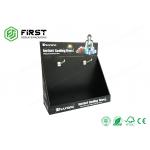Matte Black Pegboard Hanging Cardboard Counter Display Stand Environmental Friendly for sale