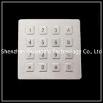 OEM IP65 Elevator Security Keypad , Metal Atm Machine Keypad USB Interface for sale