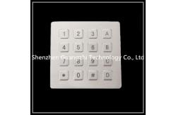 China OEM IP65 Elevator Security Keypad , Metal Atm Machine Keypad USB Interface supplier