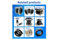 China 3 4 8 Double Flanged Flexicon Rubber Expansion Joint Equal Head Carbon Steel supplier