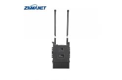China ZKMANET3261 43dBm 40km  Frequency Hop Manpack IP Mesh Radio For Fire Department supplier