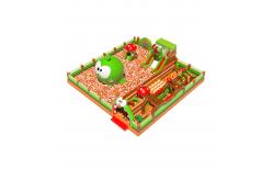 China Vibrant Cartoon Kids' Playground: Slides and More Adorable Cartoon - Style supplier