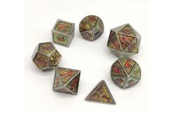 China Durable Resin Metal Polyhedral Dice Set Odorless For Collection supplier