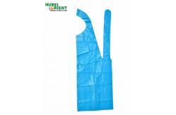 China Cleaning Apron PE Disposable Aprons Plastic Apron Disposable With Smooth Surface supplier