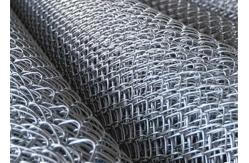 China Heavy Zinc Coated Chain Link Fence Fabric Boundary Wall Galvanized Steel supplier