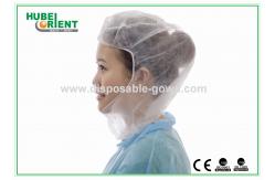 China Non-Sterile PP Hood Disposable Shower Cap Light-Weight And Latex Free supplier
