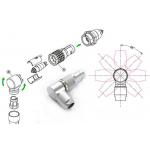 Adjustable Angle Lemo B Series Connectors 5pin Elbow Plug FSG.0B.305