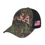 USA Flag Letters Tactical Camouflage Baseball Cap Classic Adjustable Dad Hats for Men Women for sale