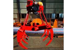 China Multi Petal Hydraulic Grab Bucket Crane Grab Grapple Bucket For Garbage Scraps supplier