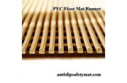 China Grid Commercial Carpet Runner PVC Drainage Mat 20 Inch Wide Rug Runner supplier