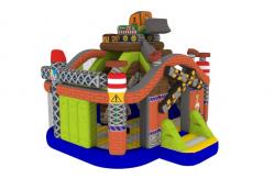 China Tool Topics 0.55mm 6.5x6.5x5.5m Inflatable Fun City supplier