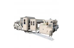China Fully Automatic Glue Lamination Toilet Tissue Paper Rewinding Machine supplier