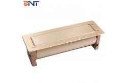 China Motorized Rotatable Conference Table Outlet Box Overturn Angle 180 Degree supplier