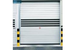 China 3m Height 1.2/S High Speed Spiral Door With Clear Window supplier