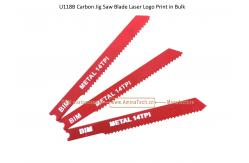 China U118B Bimetal Jig Saw Blade Laser Logo Print in Bulk,Reciprocating Saw Blade ,Power Tools supplier
