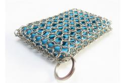 China Soap Shape Silicone & Chainmail Scrubbing Pad supplier