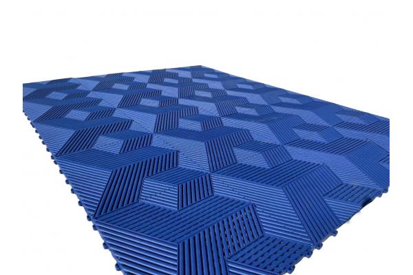 Black Interlocking PP garage floors for Extreme Temperatures