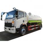 Factory Directly Export HOWO 4X2 8000 Lliters Water Bowser Truck With Large Water Pump for sale