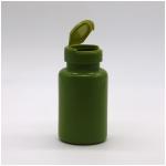 Plastic HDPE Bottle 150ml 5oz Wide Mouth Empty Capsule Containers with Flip Cap