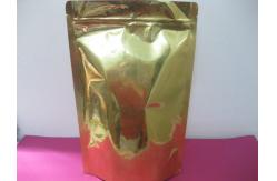 China Custom Glossy Aluminum Foil Packaging Gold Stand UP With k supplier