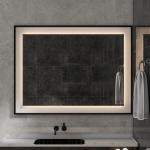 High Visibility Bathroom Mirror With Lights Light Up Bathroom Mirror For Home And Hotel for sale