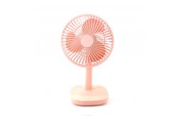 China Portable Rechargeable Usb Small Desk Fan 1.31 Pounds Button Control supplier