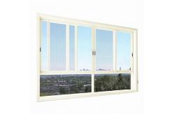 China Modern Aluminum Sliding Glass Window Horizontal Double Glass Sliding Window supplier