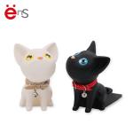 Hard PVC cat shaped door stop , cute door wedge OEM for Gift for sale