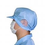 Clean Room Cap Electronic Factory Workwear Antistatic Polyester Work Esd Cap For Indian market esd Hat for sale