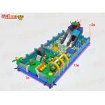 Customized Inflatable Slide Jumping Castle With Big Ocean Balls Pool