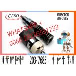 C-10 C-12 C12 Diesel Engine Parts Fuel Injector 203-7685 2037685 for  Excavator for sale