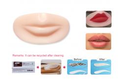 China Silicone Durable Permanent Makeup Practice Skin For Lips Training 4D Module supplier