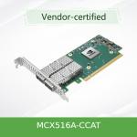 Mellanox ConnectX-5 MCX516A-CCAT 100GbE Dual-Port QSFP28 Adapter Card for sale