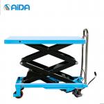 Semi Electric Hydraulic Table Lifter Cart  Insulating 798mm Lifting Height scissor jack lift table for sale